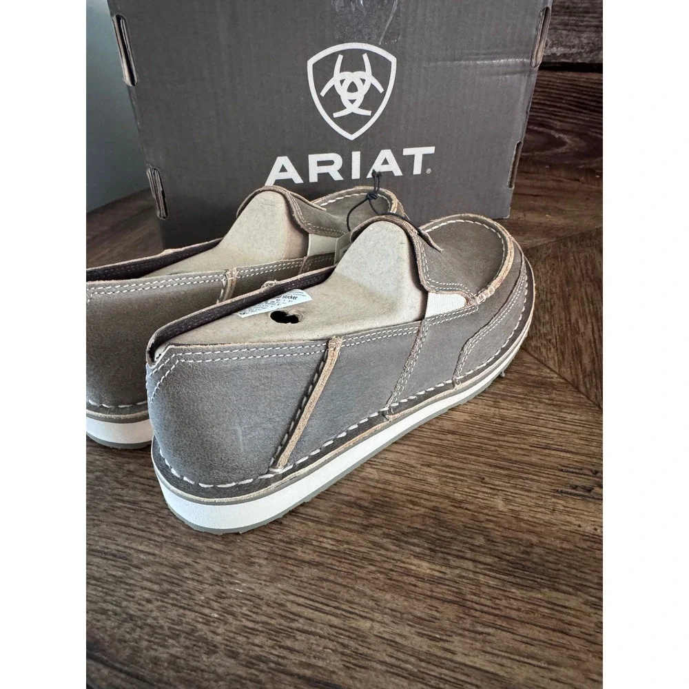 Ariat Cruiser Womens Brown Bomber Leather Slip On Shoes 10023008 Size 7